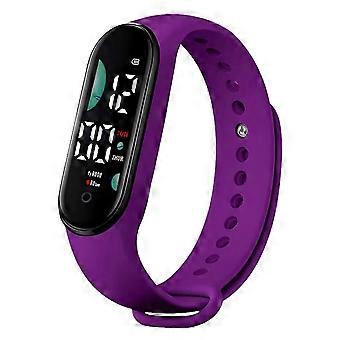 Nuovo orologio elettronico per bambini con braccialetto impermeabile per sport all'aria aperta per studenti, orologio elettronico a LED, regalo