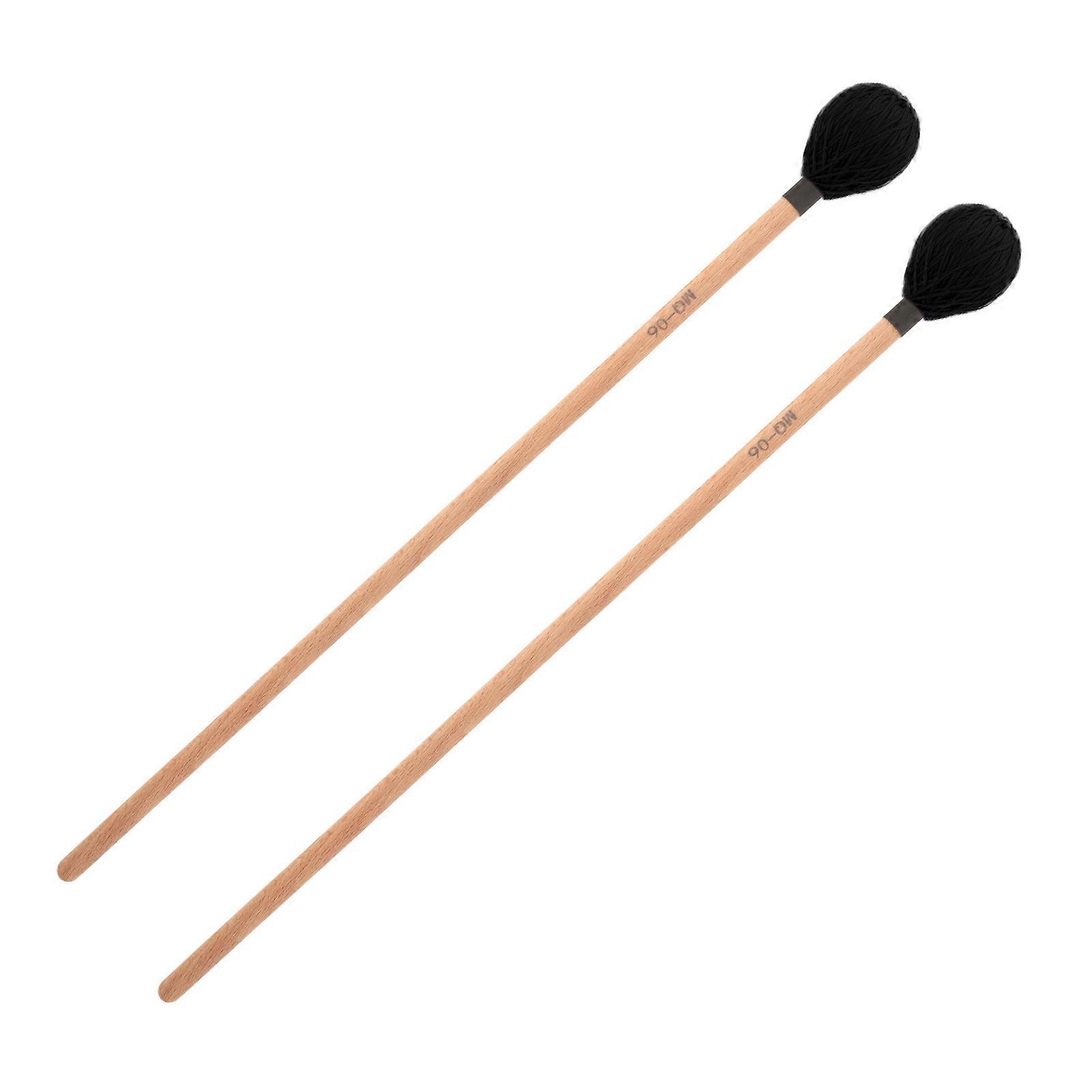 Wooden Drum Mallets for Percussion 1Pair Set