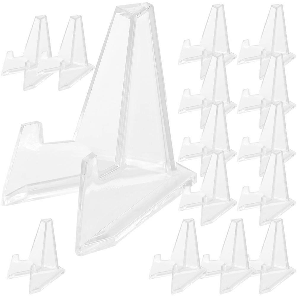 Plastic Display Stand Easels for Decoration 15Pcs Small Display Stands