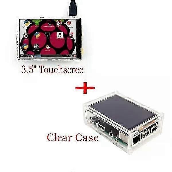 35 LCD TFT Touch Screen Display with Stylus for for Raspberry Pi 2 Pi 3 + Acrylic transparent Case
