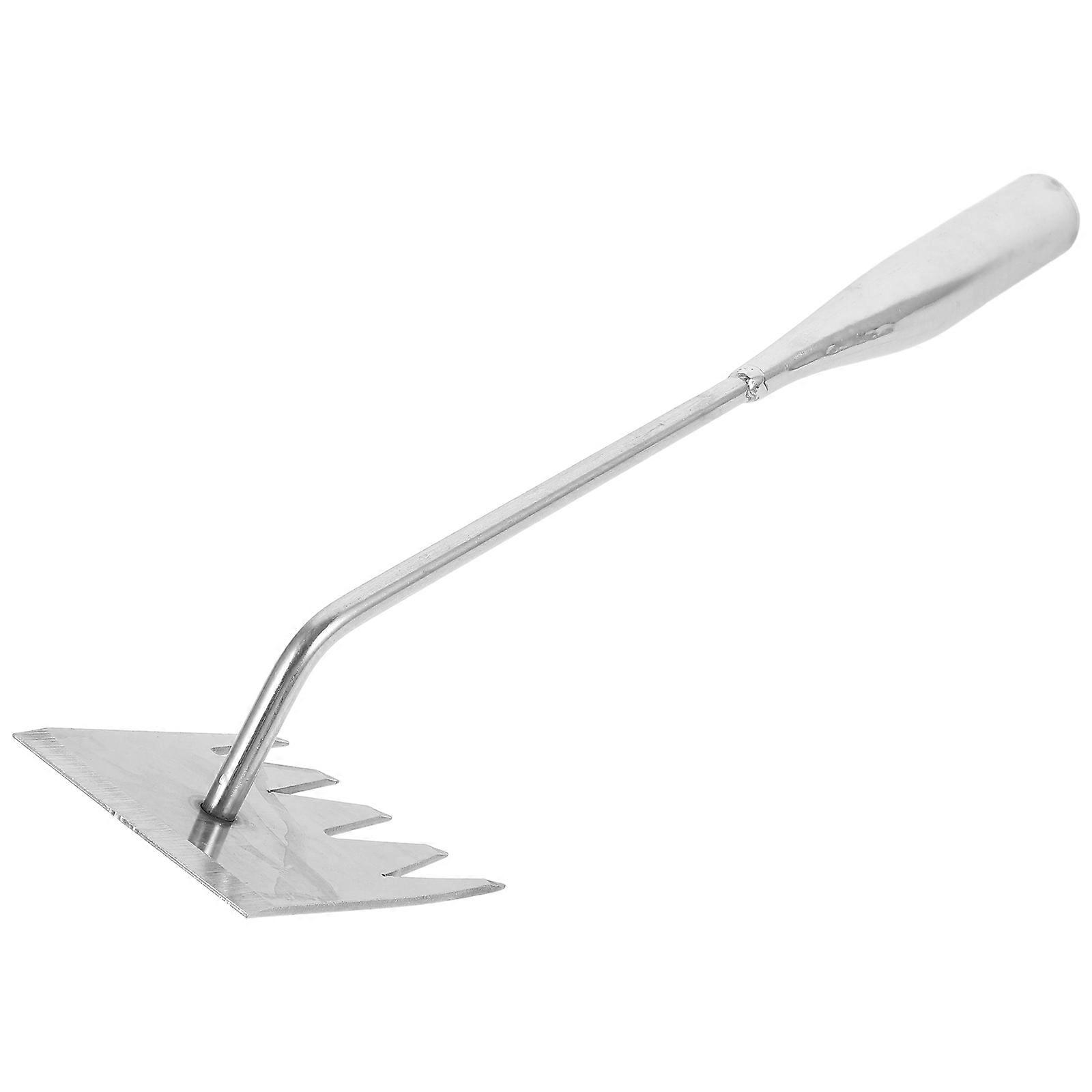 Gardening Weeder Stainless Steel Tool for Weeding Function Silver Weeder