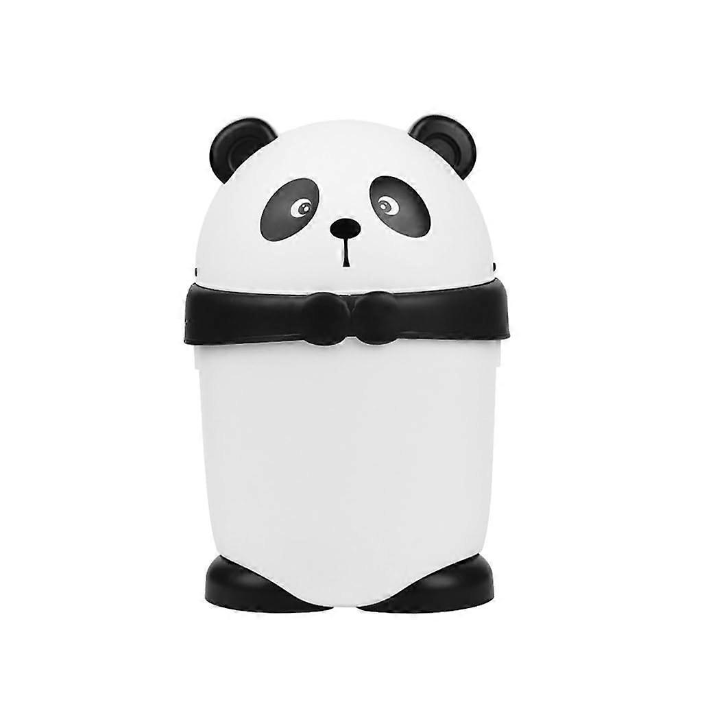 Trash Can with Lid Compact Plastic Waste Bin for Kitchen Bathroom Office Durable Reusable Basket