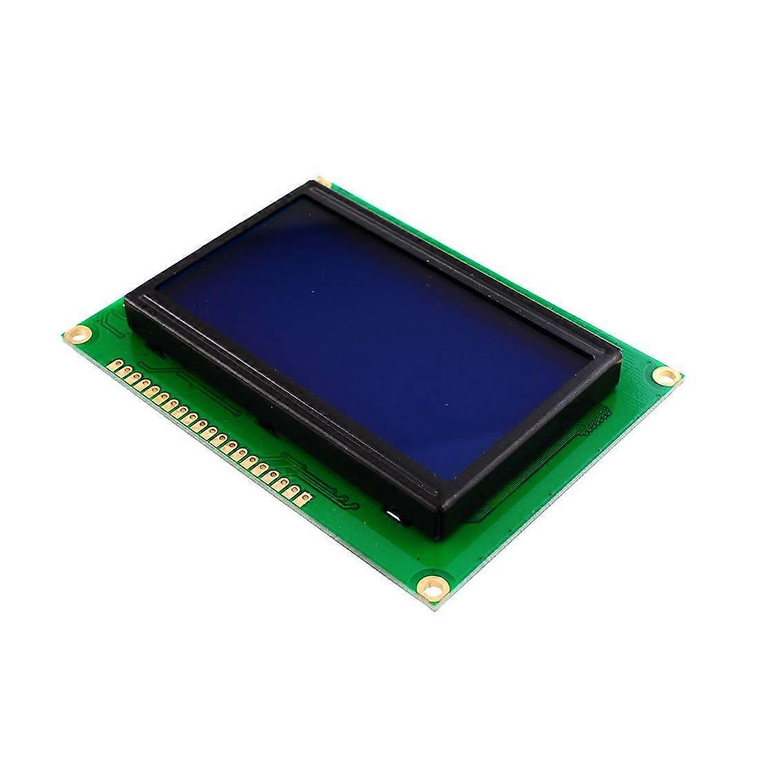ST7920 128x64 Graphic LCD Display Blue Backlight Resolution Dual Interface for 5V Arduino