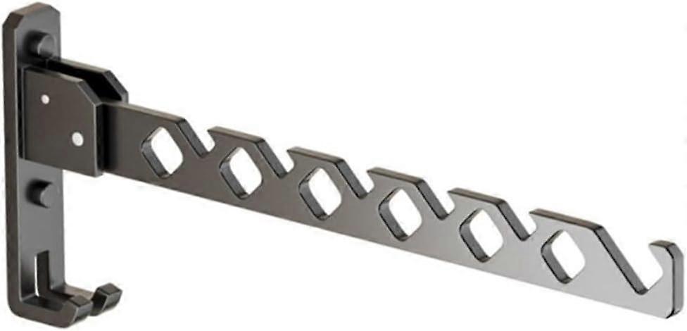 Wall Mounted Foldable Clothes Drying Rack for Small Spaces with Rustproof Wind Resistant Design