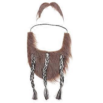 1 ensemble de Halloween Party Fake Beard Decor Simulation Fake Beard Cosplay Accessory