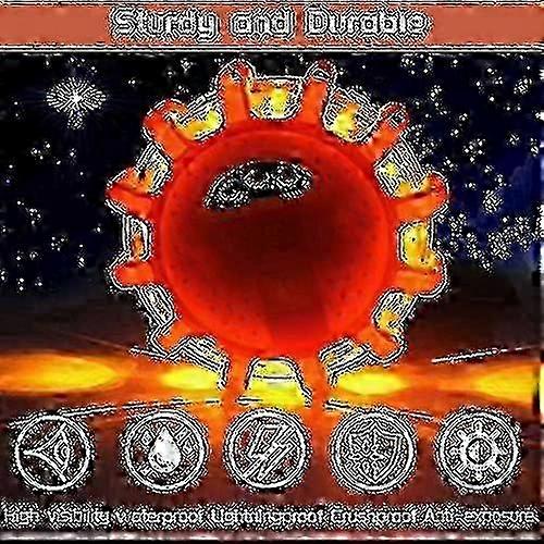 4-Pack Roadside Emergency LED Flashing Warning Flare Light Kit with Beacon Discs