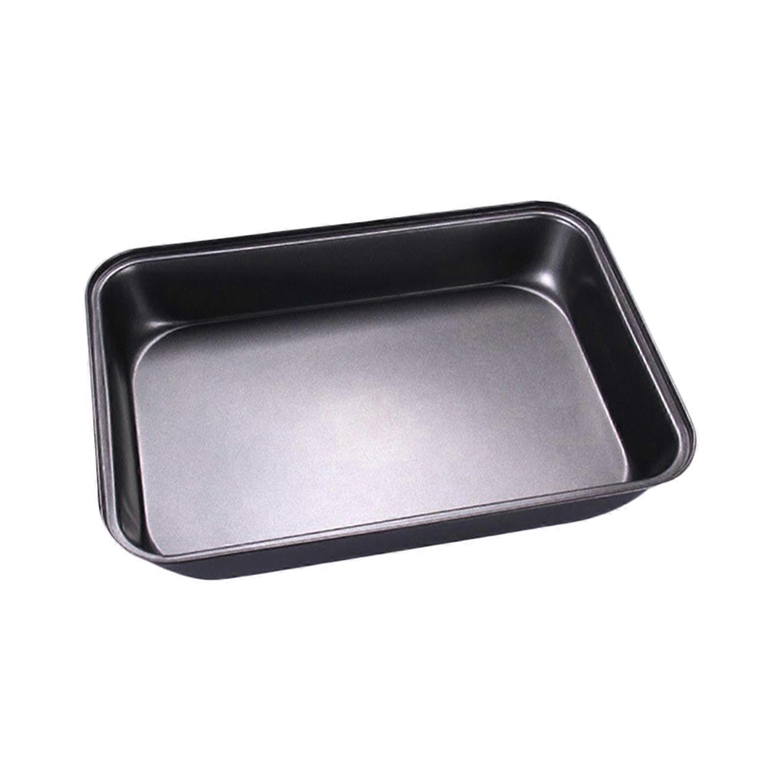 Rectangular Cake Pan Deep Baking Sheet Nonstick Coating Bakeware Roasting Tray for Toaster Oven Kitchen Turkey Pan  M