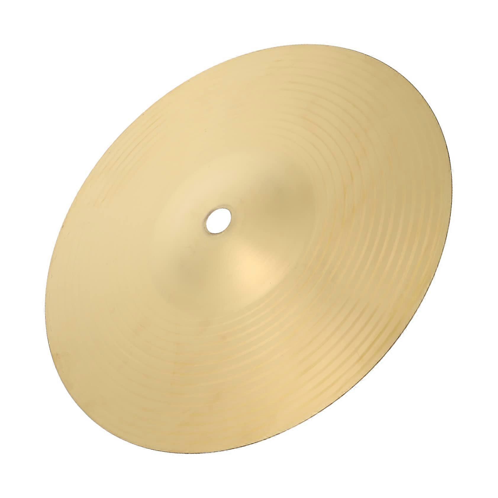 Brass Crash Cymbal for Drum Kit with Quick Stand Mounting and Durable Brass Construction