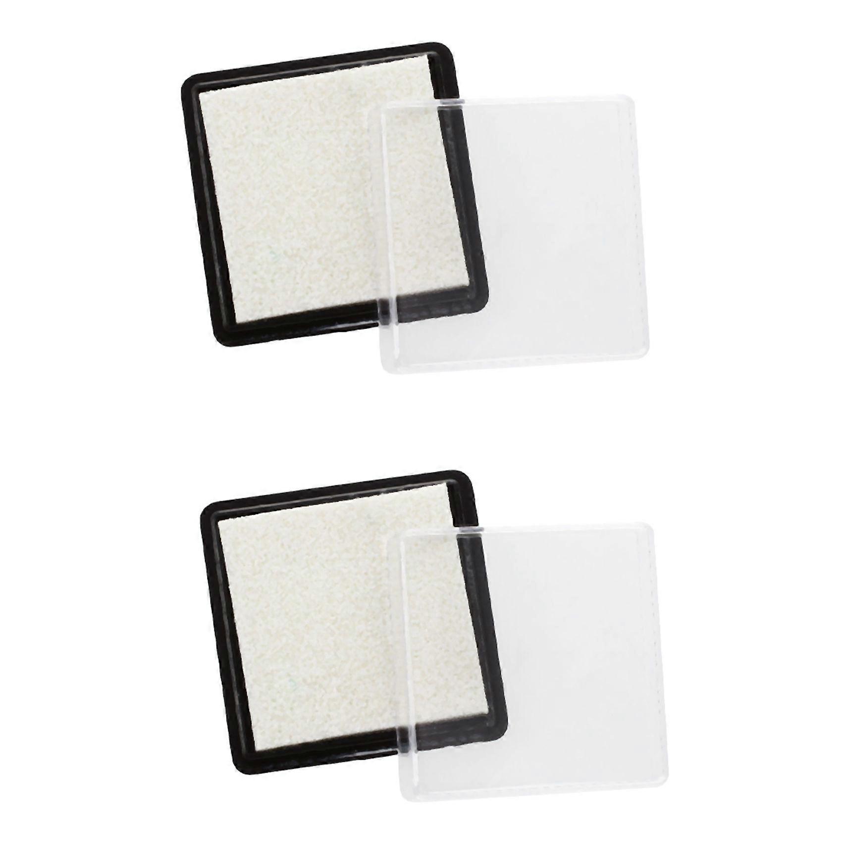 2X Ink Pad Stamp Pad for Wedding Letter Document White
