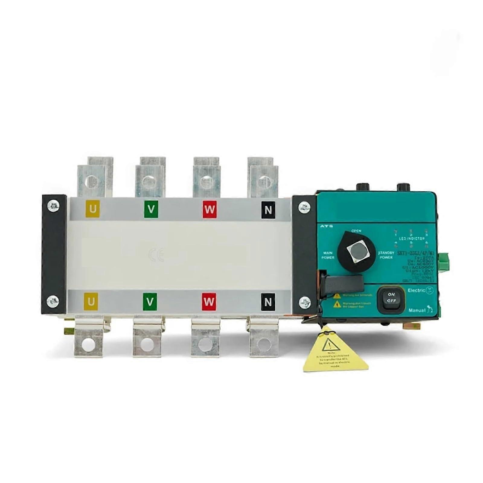 250A Automatic Transfer Switch 4P Dual Power ATS Controller 220V for Generator Reliable Backup Operation
