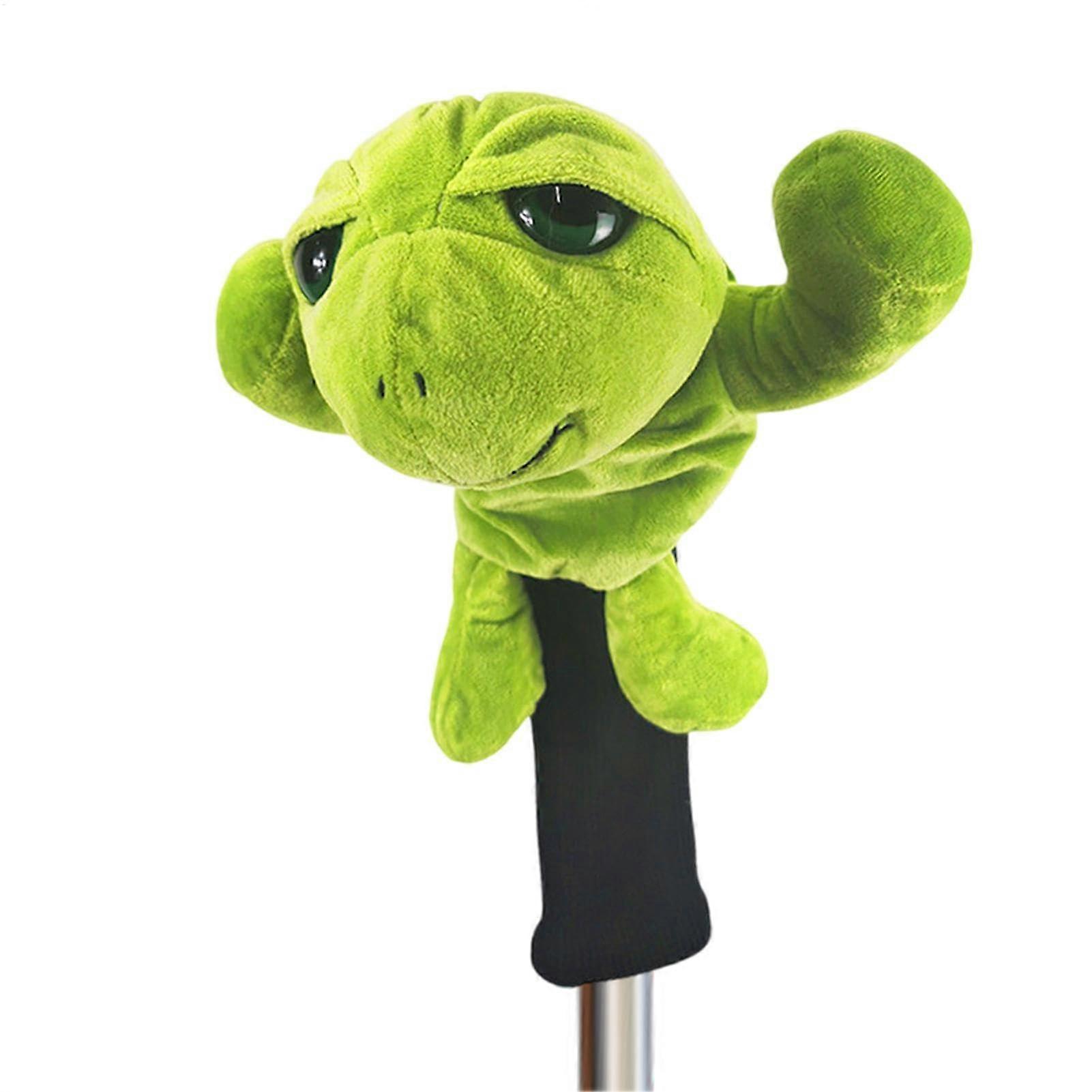 Golf Headcovers Plush Turtle Animal Design Funny Driver Cover Scratch Club Protector