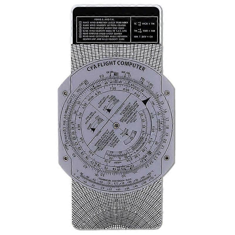E6B Flight Computer Aviation Plotter Circular Slide Rule