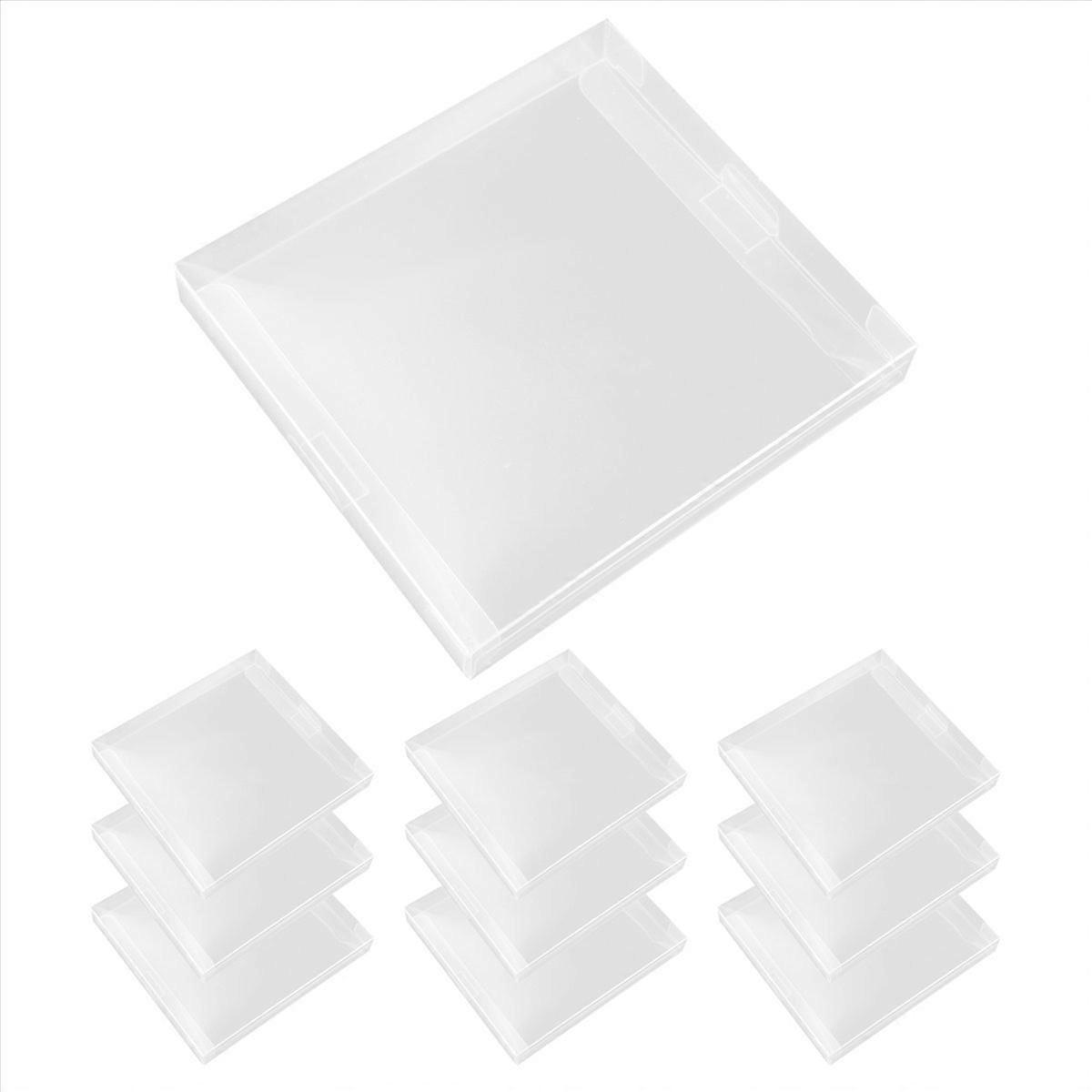 Clear CD Display Box Storage Protective Case 143x131x18mm