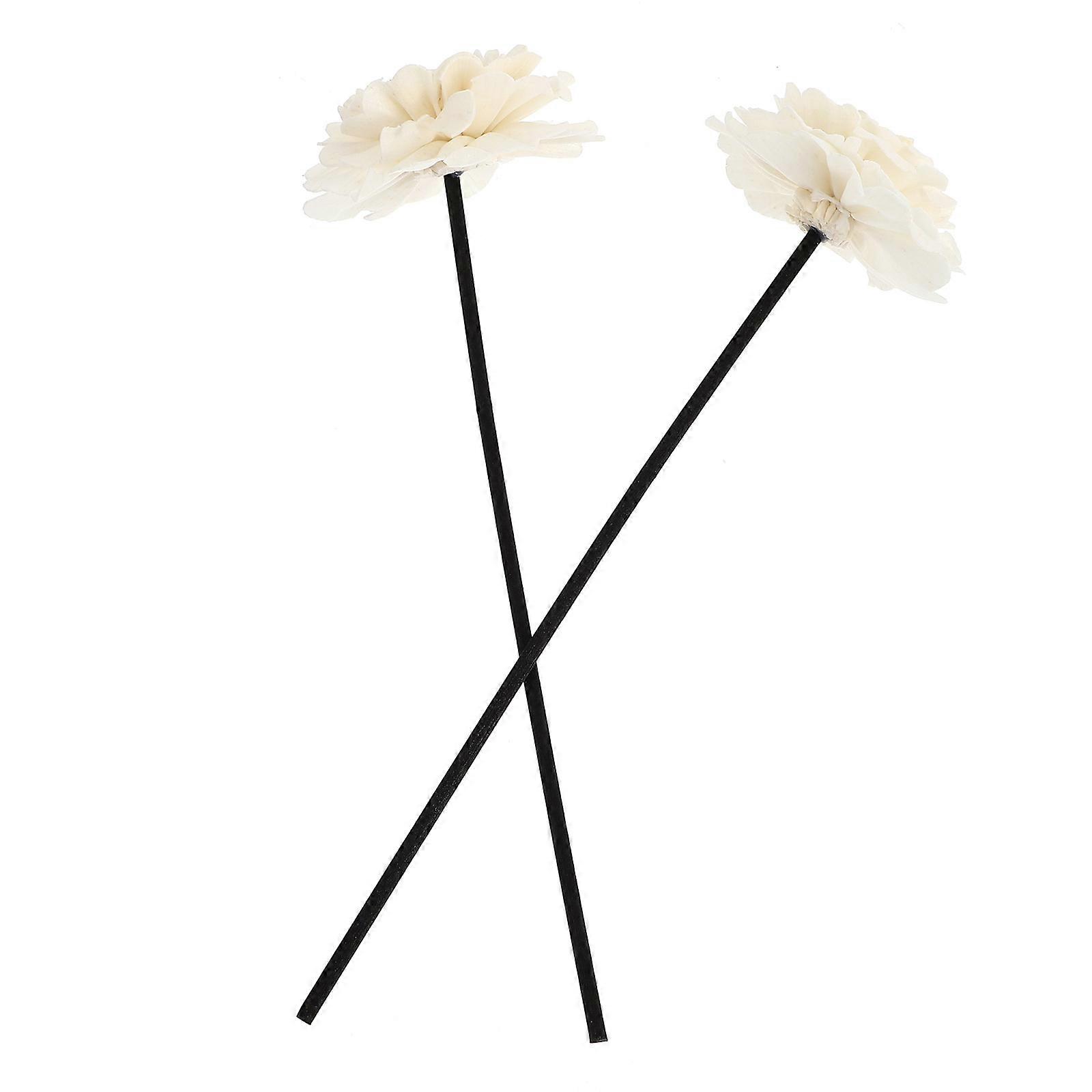 Aromatherapy Volatile Sticks 2Pcs Diffuser Flower Sticks for Room Fragrance