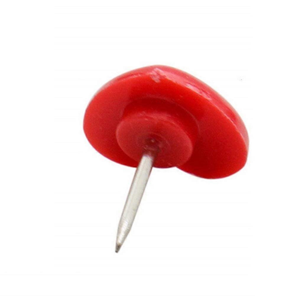 Thumbtack Heart Shaped Plastic for Holding Use 2 Boxes 100Pcs Drawing Pin Set