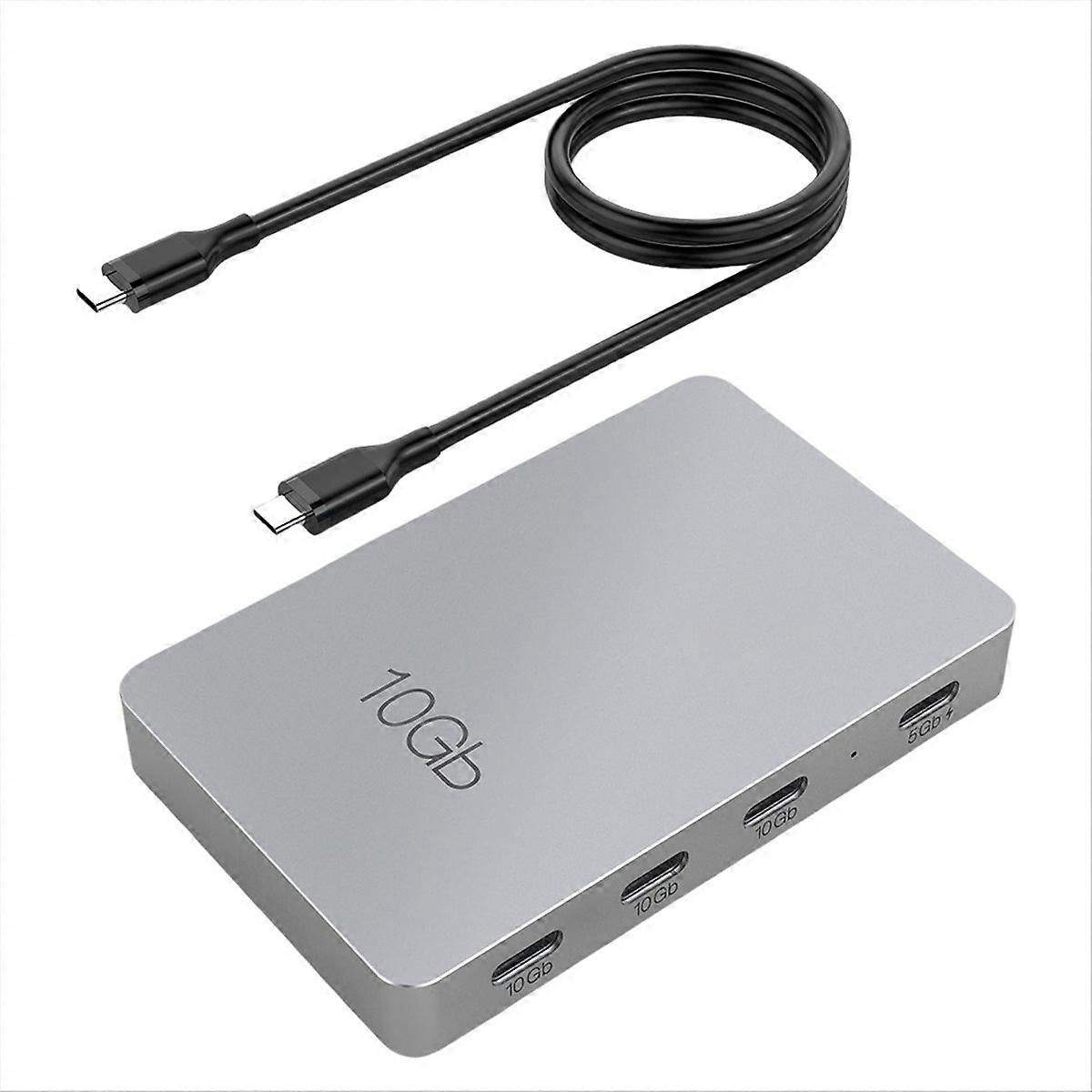 7 in 1 Type-C Gen2 USB Splitter Type C Hub Compatible for OS/Chrome