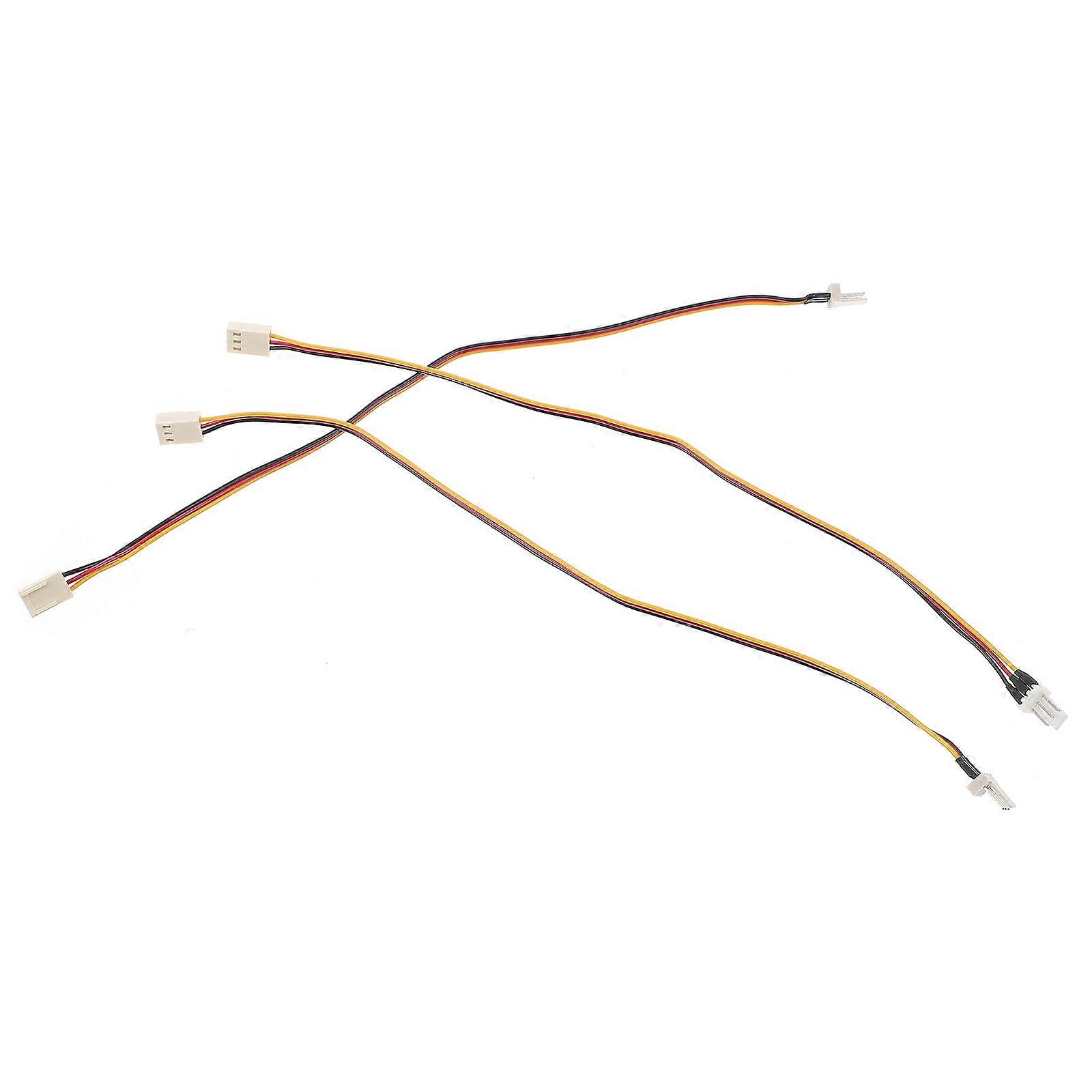 CPU 3-Pin Fan Cable Extension for Pc Use Splitter Adapter 3Pcs Set