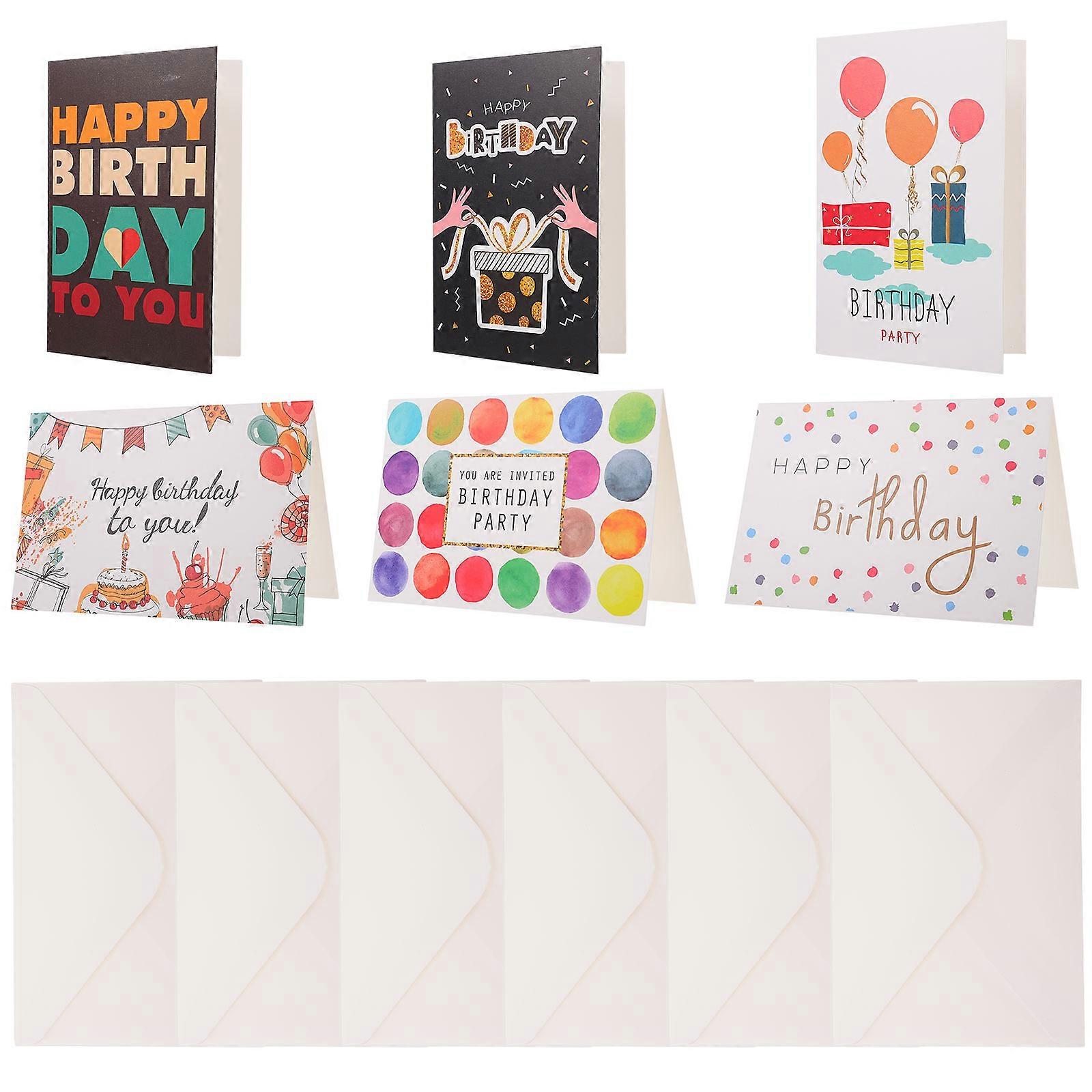 Birthday Cards Message Cards for 2Sets Express Blessings