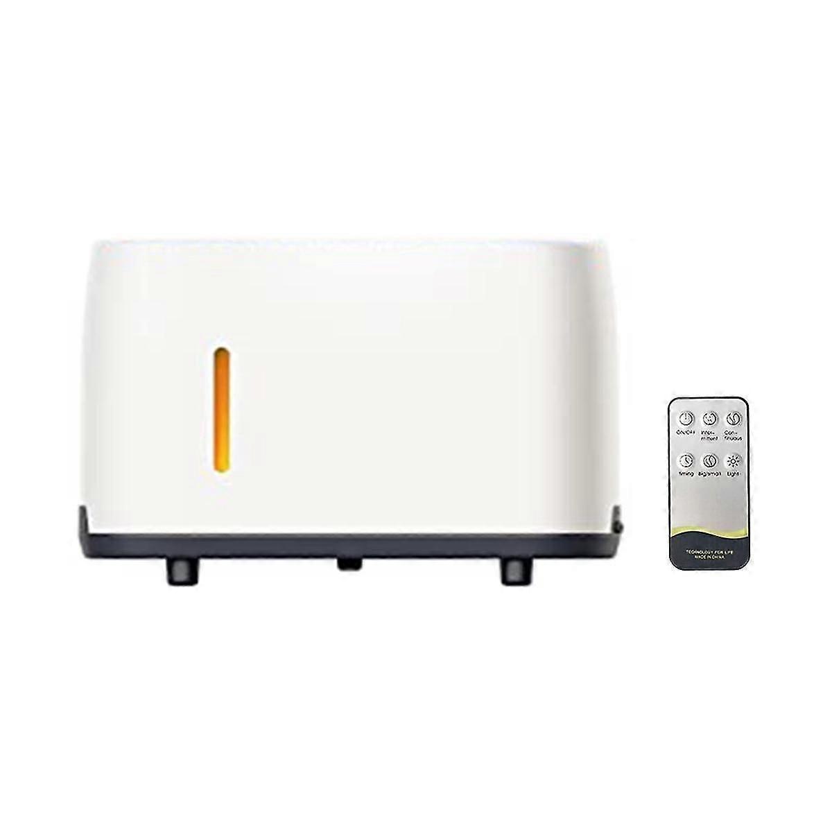 Home Office Flame Diffuser Air Humidifier Desktop Aromatherapy Diffuser Ultra-quiet Aromatherapy Air Diffuser(eu Plug)