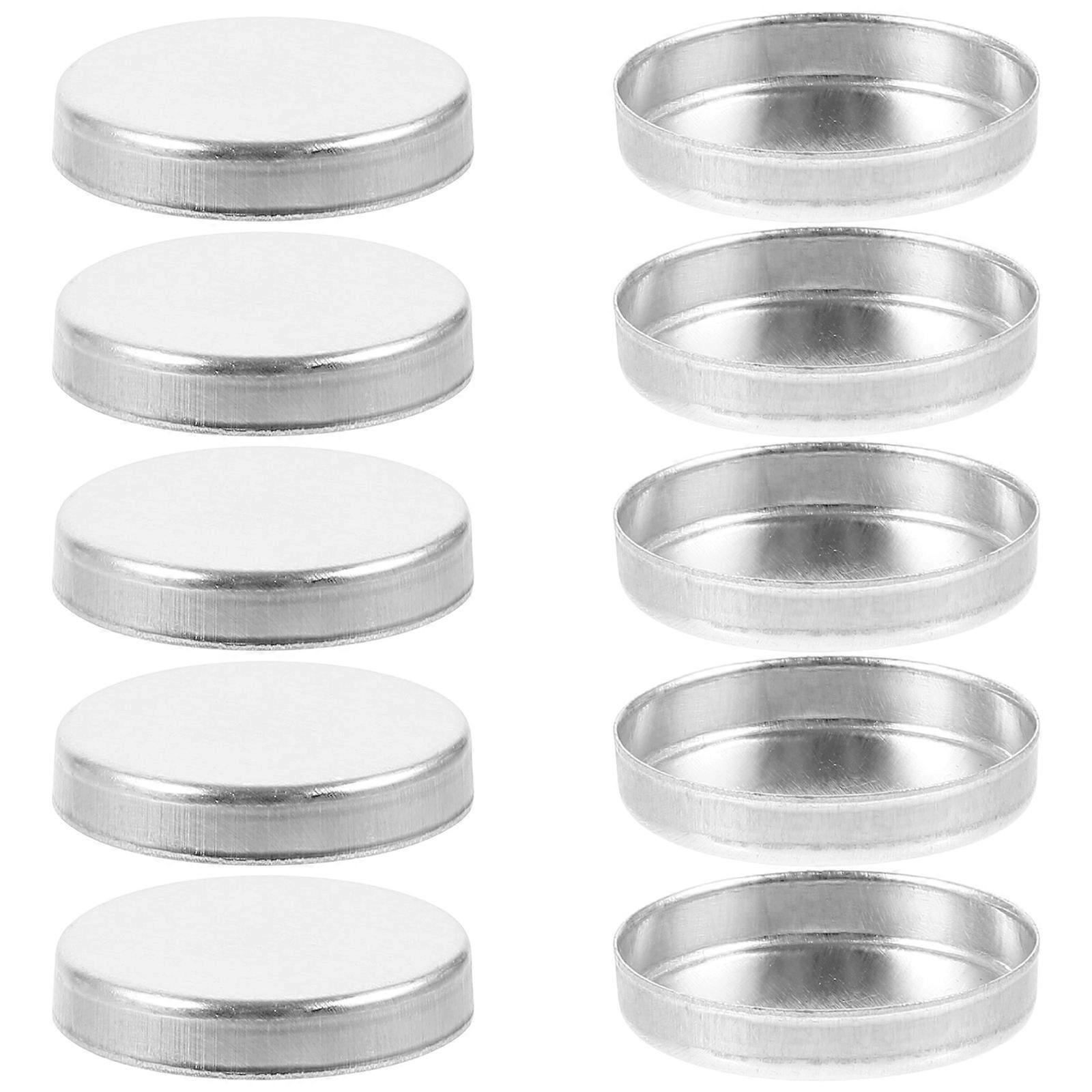 10pcs Small Eyeshadow Pans Empty Eyeshadow Case Eyeshadow Tray for Makeup