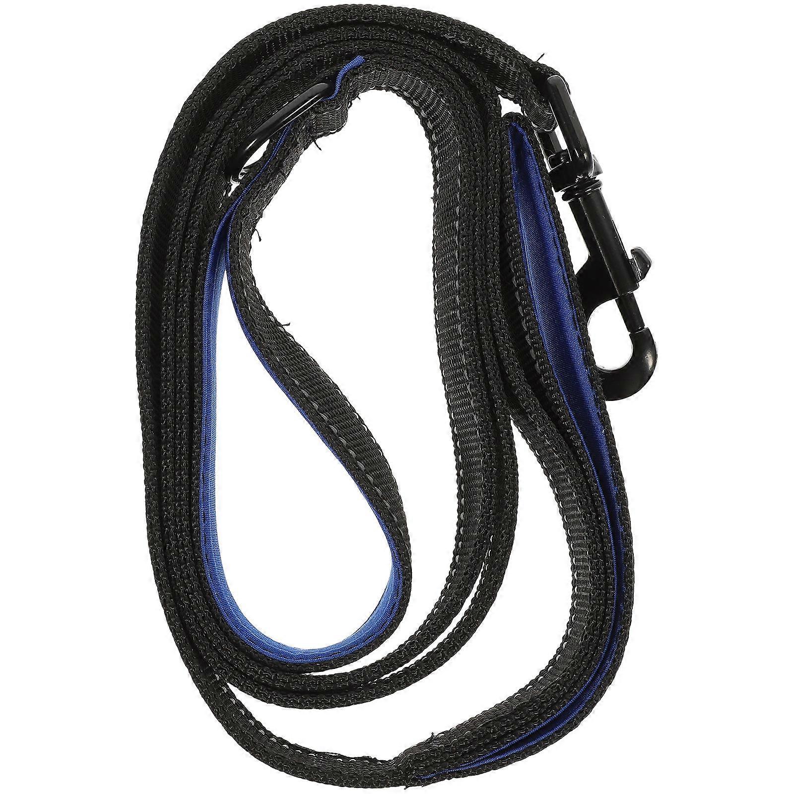 Dog Leash Pet Traction Rope with Pulling Function 5Pcs Comfortable Black Leashes
