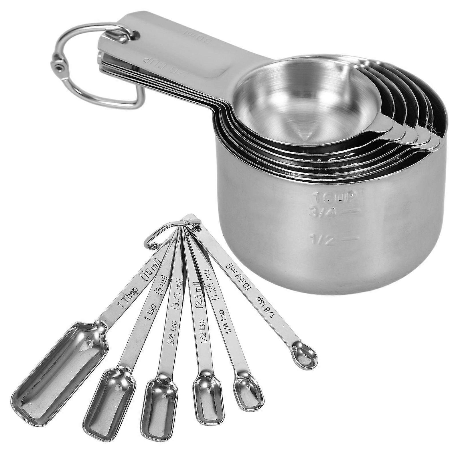 Measuring Cups and Spoon Set for Accurate Baking Tasks 1Set