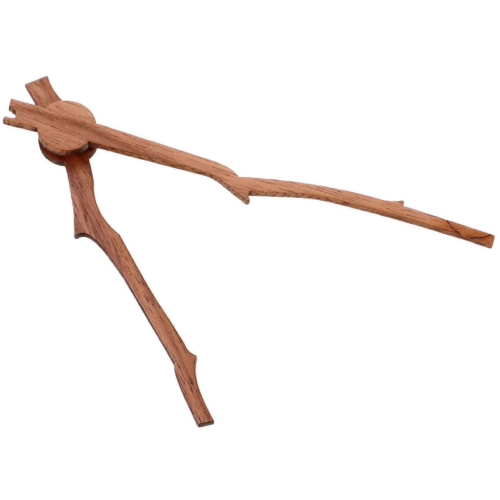 Brown Wooden Clock Pointers for Decorative Clock Replacements 4Sets
