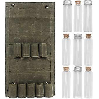 Portable Camping Spice Holder Kit for Outdoor Use with 3Sets Storage