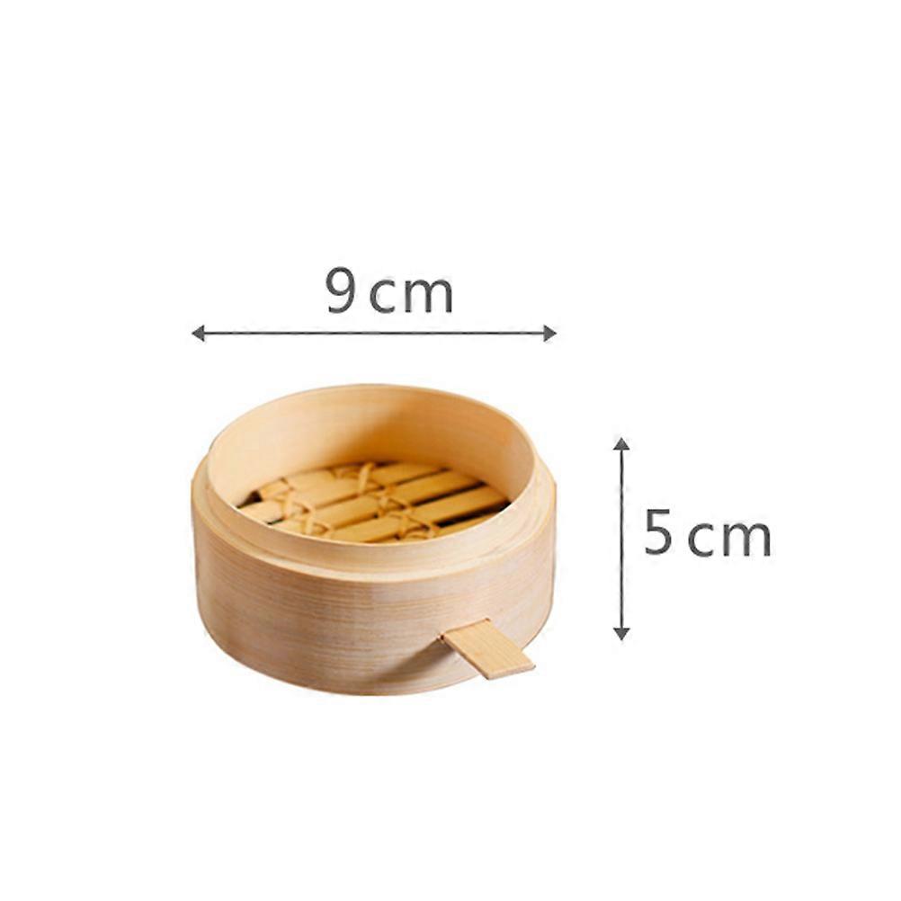 Mini Steamer Bamboo Dim Sum Cooking Tools for Kitchen Use 2Pcs