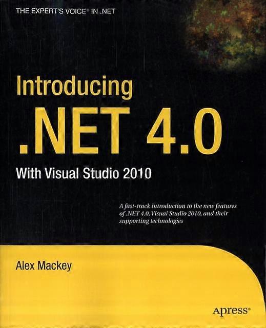 4.0 With Visual Studio 2010 - Alex Mackey - Paperback - en Book