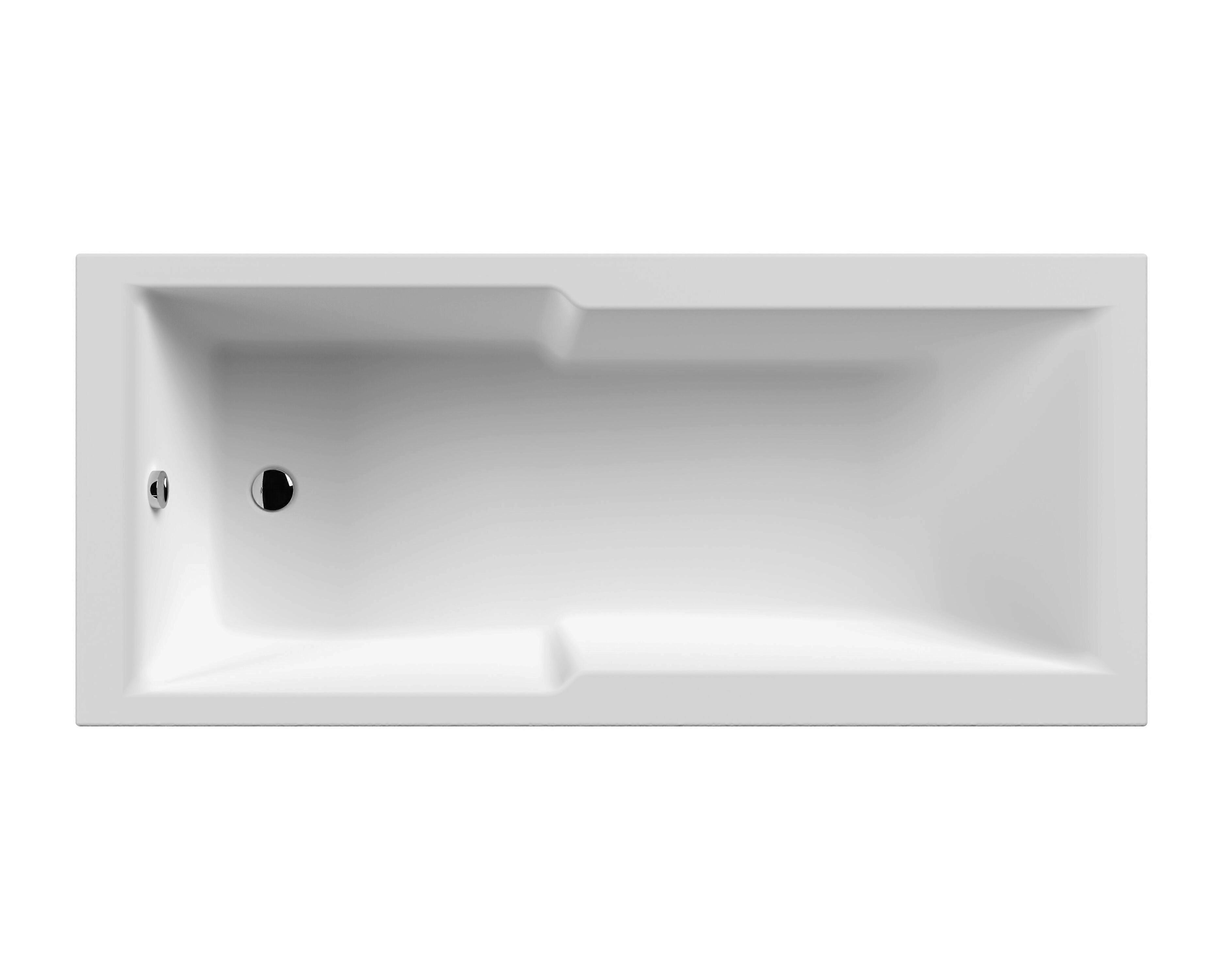 Grafham 1700mm straight shower bath