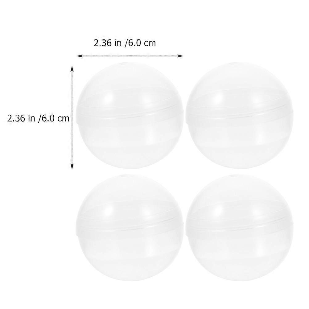 50 pcs Vending Machine Empty Capsules Toy Vending Machine Round Clear Capsules