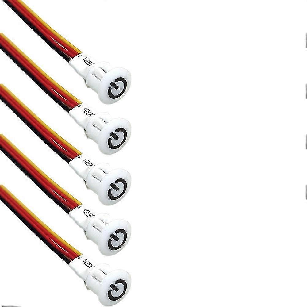 5Pcs Dimmable Touch Sensor Button Smart Home Switch Controller compatible with DC3.7-24V Closet Corridor LED Strip Light Switch
