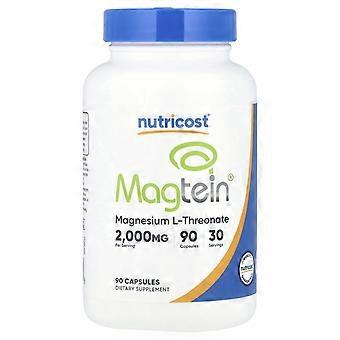 Nutricost, Magtein®, L-treonian magnezu, 90 kapsułek (666 mg na kapsułkę)