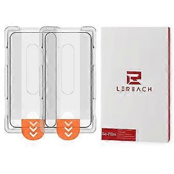 LEREACH 2Pcs Compatible For Xiaomi 17T Pro Tempered Glass Full Screen Protector Anti-Fingerprint Film with Dust-Free Installation