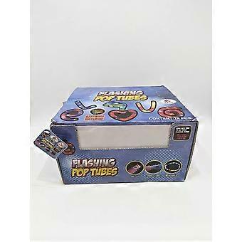 24 Flashing Pop Tubes! Great For Party Kids Toys Birthdays Weddings Fes 72£RRP