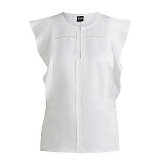 Camicetta da donna Boss con scollo a goccia e volant