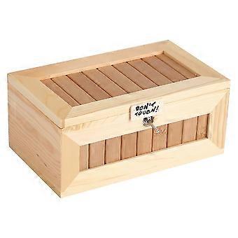 Elektronische Box aus Holz mit USB-Anschluss, niedlicher Tiger, lustiges interaktives Spielzeug zum Stressabbau, Geschenk, Schreibtischdekoration