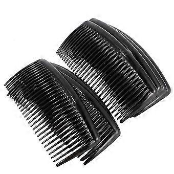 24 peinetas para el cabello de novia, horquillas laterales de plástico con dientes anchos, desenredantes suaves, duraderas, para diversos peinados, 4,13 x 2,12 pulgadas