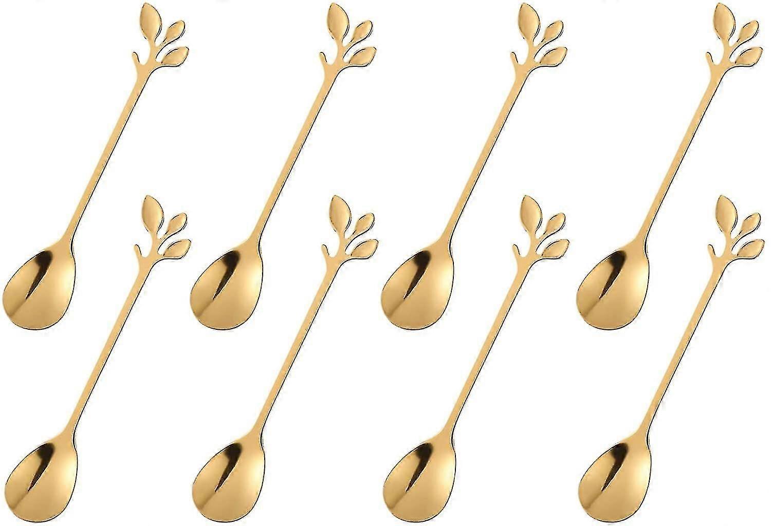 8 Pcs Mini Coffee Espresso Spoon