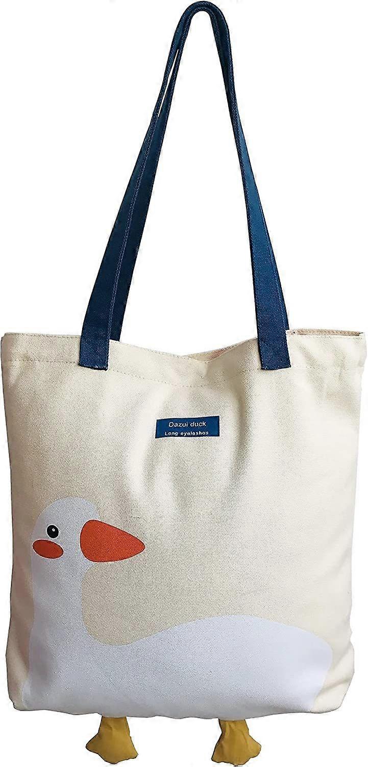 Canvas Cute Tote Bag for School