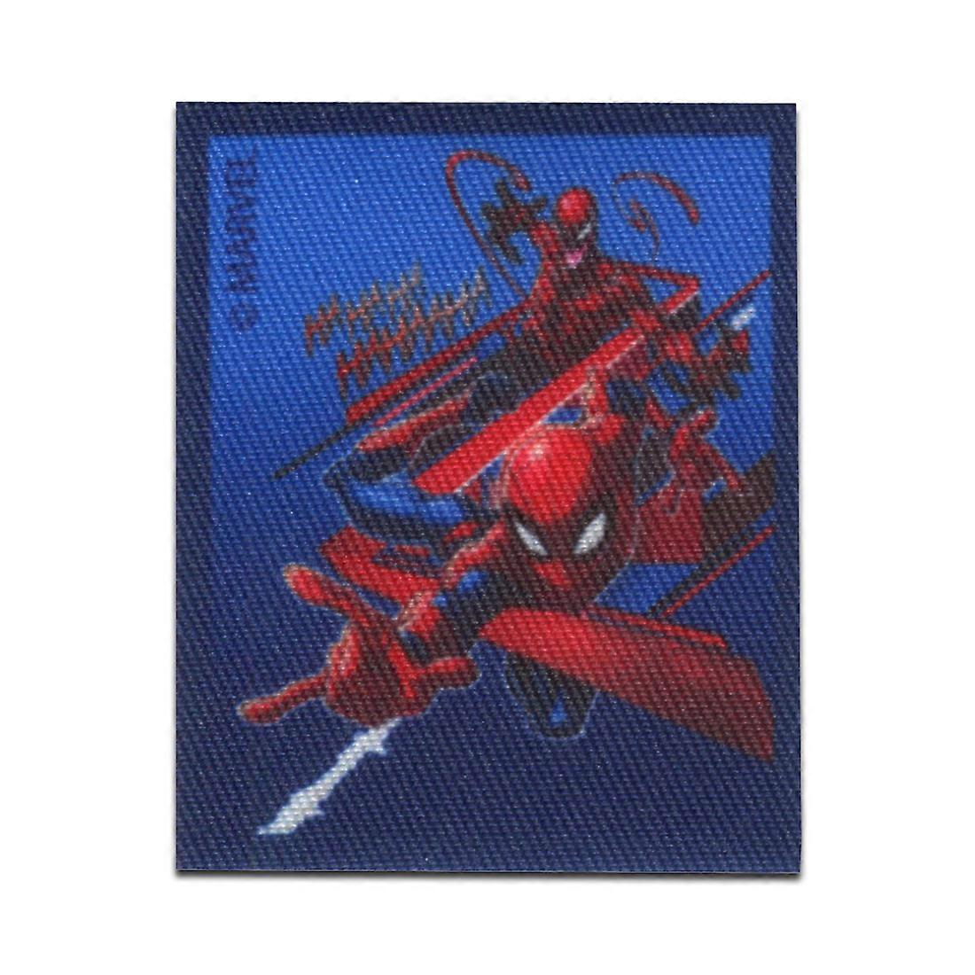 Marvel © Spiderman Comic Carnage - Patch, iron-on patch, size: 5.3 x 6.4 cm