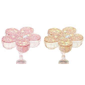 2Pcs Nail Supports Plastic Bases for Manicurist Professional Nail Tip Holders
