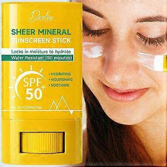 Sonnenschutzstift mit LSF 50+, rein mineralischem UV-Schutz, angereichert mit Vitamin E, schnelltrocknend, nicht klebrig, handliches Sonnenaccessoire für jeden Tag