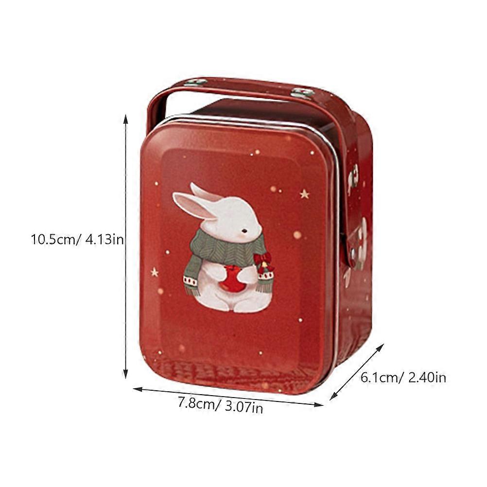 Tinplate Biscuit Box Easter Candy Box for Home Use