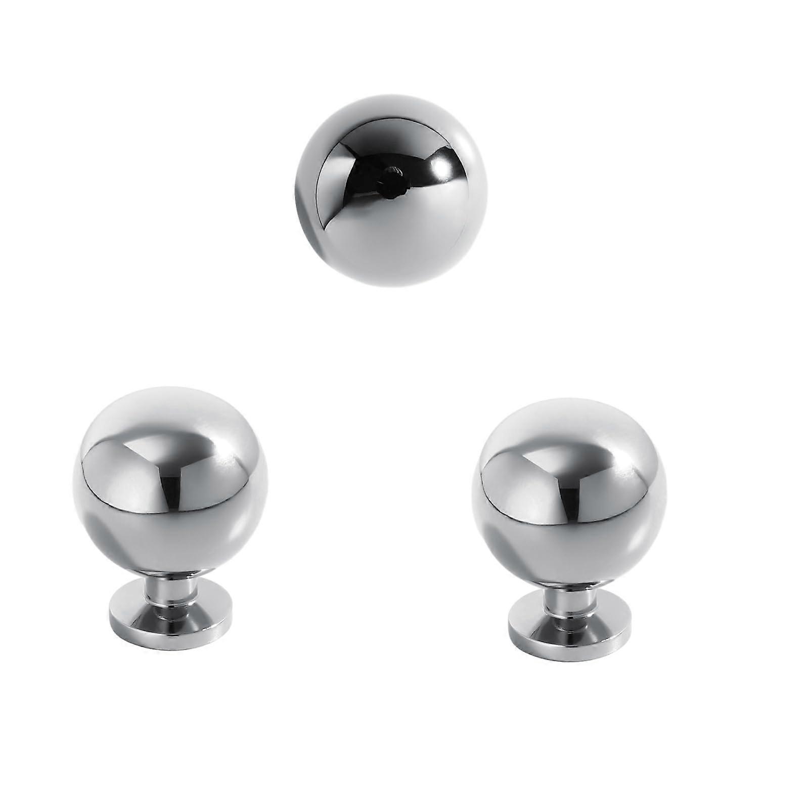 Brass Cabinet Knobs 2 Pack, Satin Brass Drawer Pulls with Solid Brass Build and Timeless Vintage Style