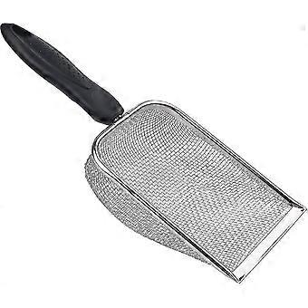Stainless Steel Pet Litter Scoop Fine Mesh Reptile Sand Sifting Cleaning Shovel Tool