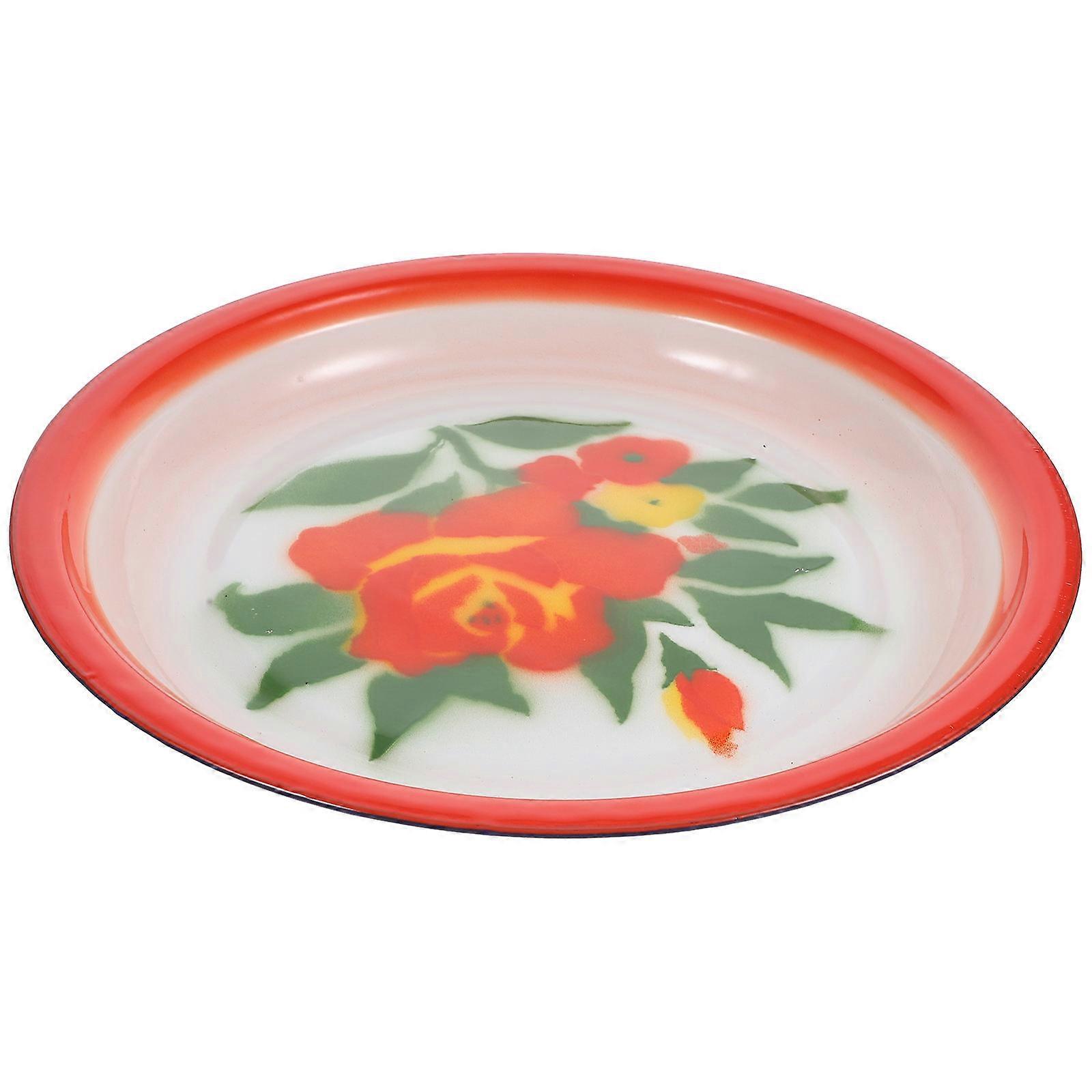 Food Plate Chinese Style Multi-Function Serving Plate for Storage