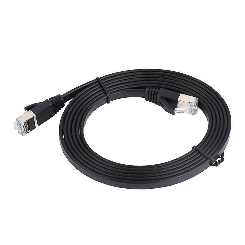 CAT7 RJ45 600MHz Patch Shielded Lan Network Cable Flat Ethernet Cablu 1.8m