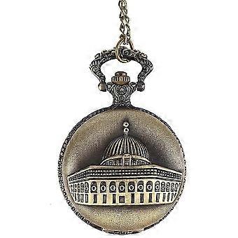 Moslim zakhorloge, islamitisch quartz klassiek horloge, Kaaba moskee zakhorloge (Octagona moskee)